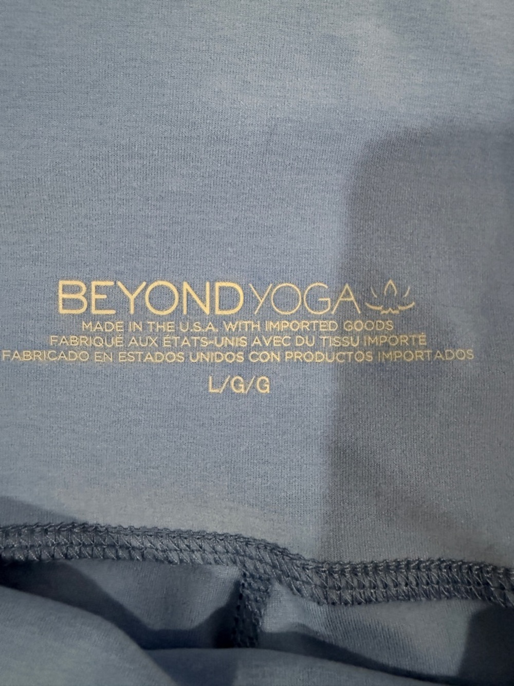 Beyond Yoga Wild Flower Blue Heather capri - Picture 7 of 7